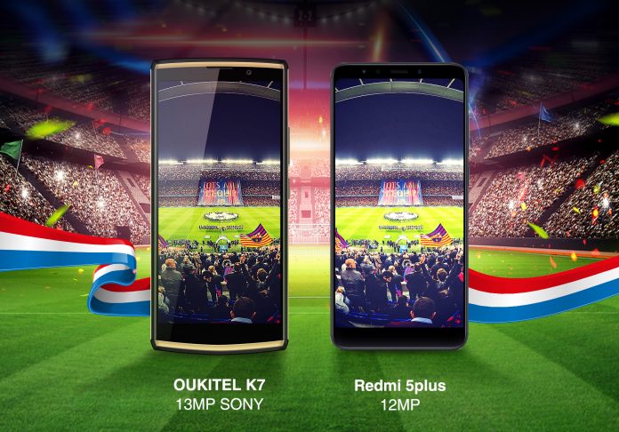 OUKITEL K7 VS REDMI 5 PLUS Banggood сравнява и предлага смартфоните OUKITEL K7 и Xiaomi Redmi 5 Plus при промоционални цени