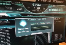 В UEFI на дънните платки на EVGA ще има записан стрес тест