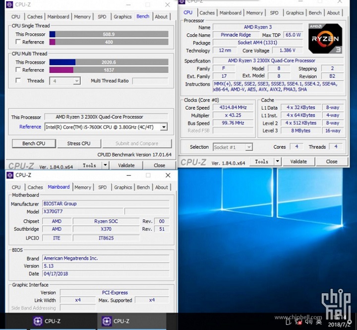 Първи тестове на 4-ядрения процесор AMD Ryzen 3 2300X (Pinnacle Ridge)