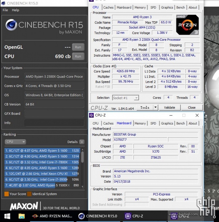 Първи тестове на 4-ядрения процесор AMD Ryzen 3 2300X (Pinnacle Ridge)