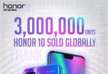 Honor 10 достигна 3 милиона продажби в рамките на три месеца