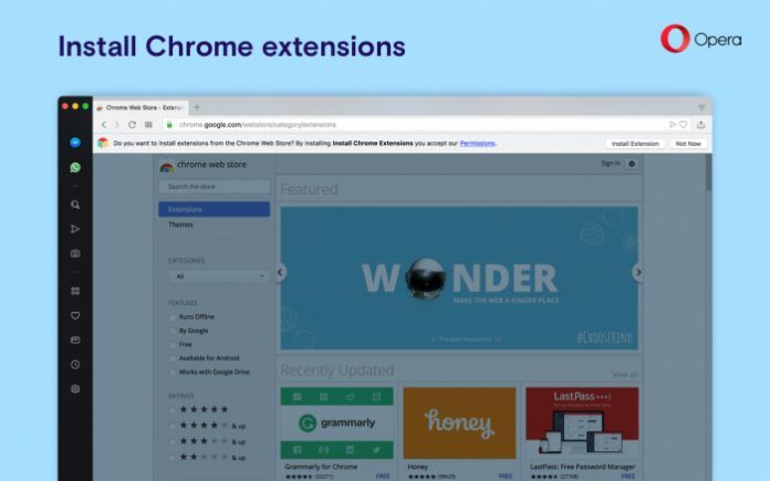 opera-chrome-extensions Opera