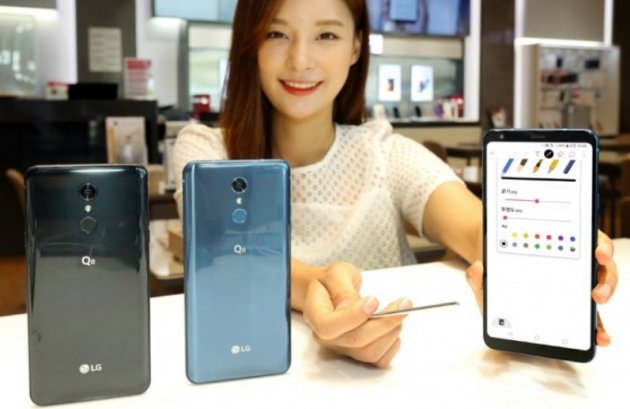 Анонсиран бе 6,2-инчовия LG Q8 (2018) със стилус: характеристики и цена