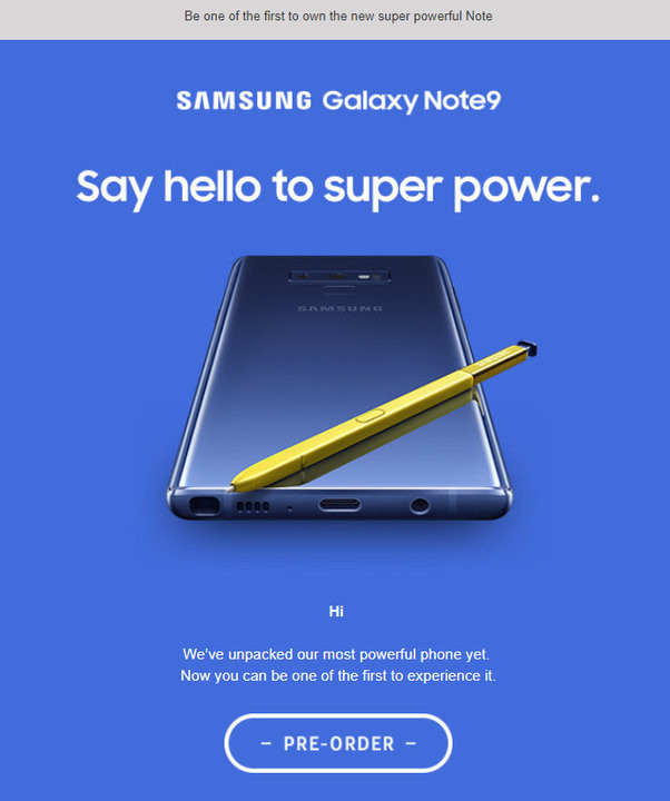 Hl Рекламен клип на Samsung Galaxy Note 9 изтече седмица преди премиерата