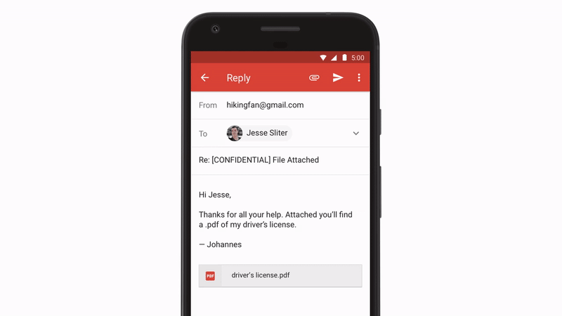 В Gmail приложенията се появиха самоунищожаващи се писма