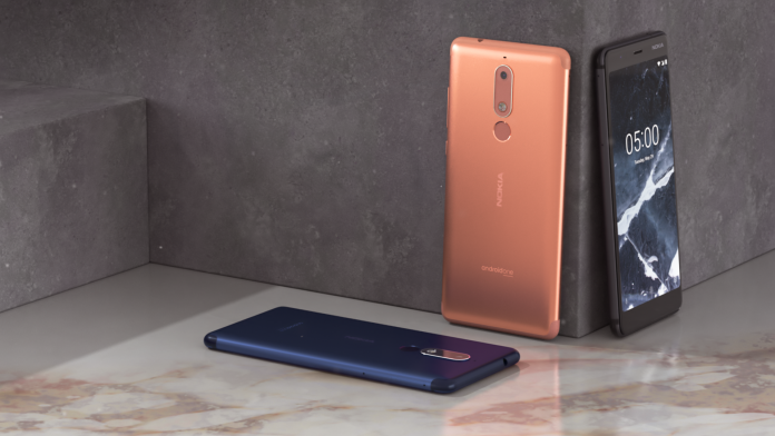 Nokia 5.1 Подобрен дизайн и по-голям екран предлага Nokia 5.1, която от днес се предлага в магазините на VIVACOM