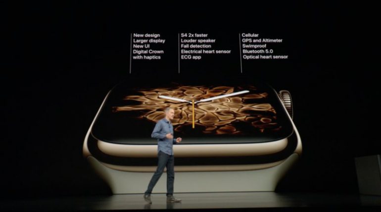 Apple представи смарт часовника Apple Watch Series 4 с 33% по-голям екран и ЕКГ сензор