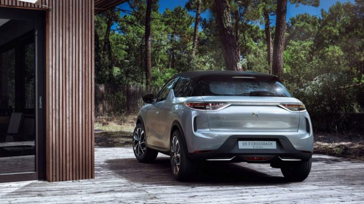 Електрическият DS 3 Crossback E-Tense има двигател с мощност 100KW