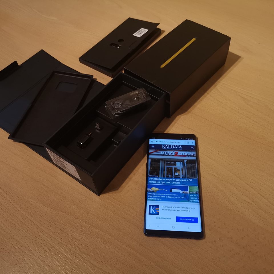 Ревю на Samsung Galaxy Note 9: смартфонът на твоите мечти