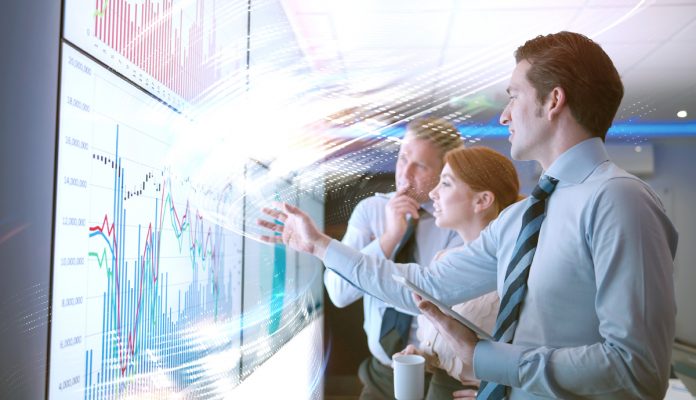 stockphoto_finance_statstics_digital Fujitsu с поглед върху бъдещето на банките