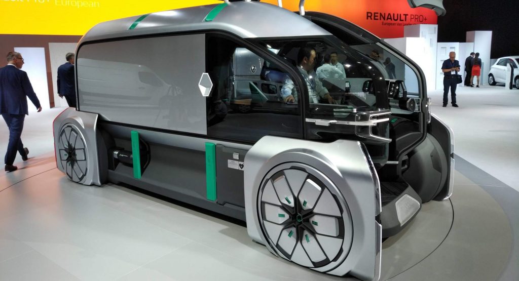Renault EZ-PRO: роботизиран автомобил за куриерски услуги