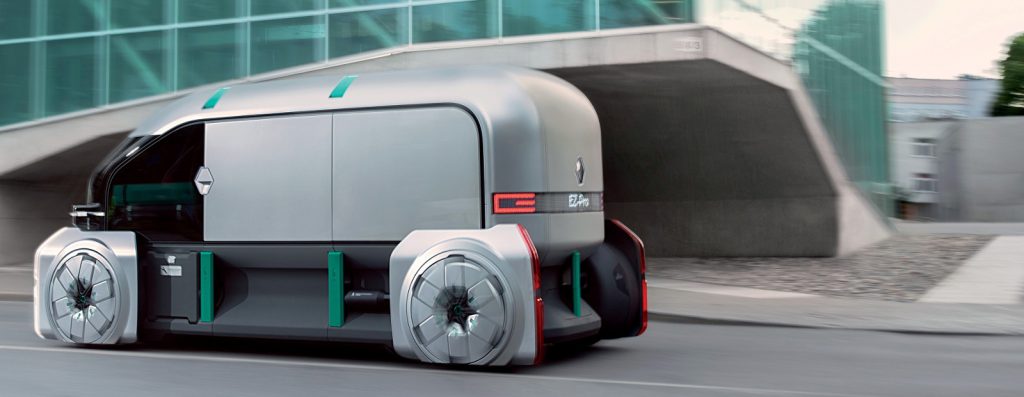 Renault EZ-PRO: роботизиран автомобил за куриерски услуги