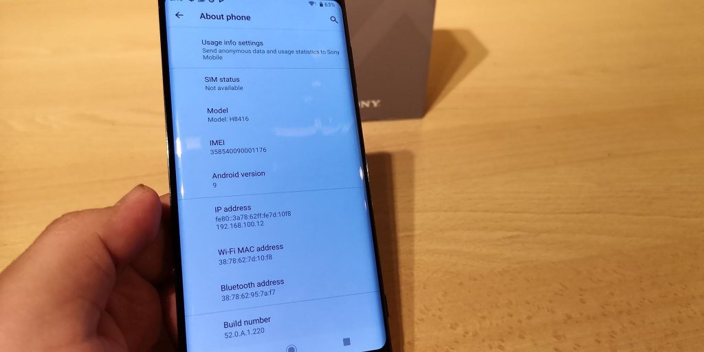 Ревю на Sony Xperia XZ3