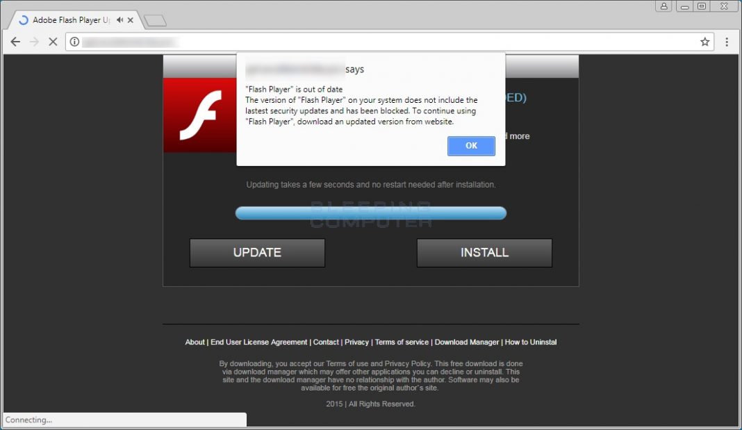 Фалшив Flash ъпдейт ъпгрейдва софтуера, но инсталира малуер за копане на криптовалута