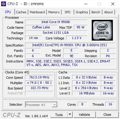 Първите овърклокърски рекорди с Intel Core i9-9900K