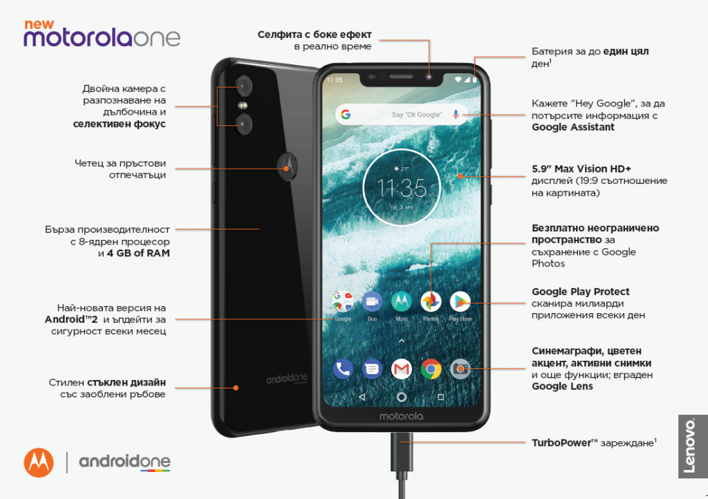 Motorola one вече е на българския пазар