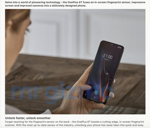 Нови детайли и снимки на OnePlus 6T