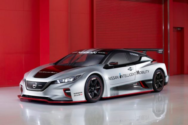 Японската Nissan представи спортния електромобил Nissan Leaf NISMO RC