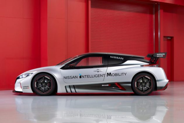 Японската Nissan представи спортния електромобил Nissan Leaf NISMO RC