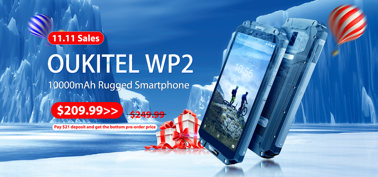 Предварителни продажби на OUKITEL WP2: платете , за да го вземете по-евтино