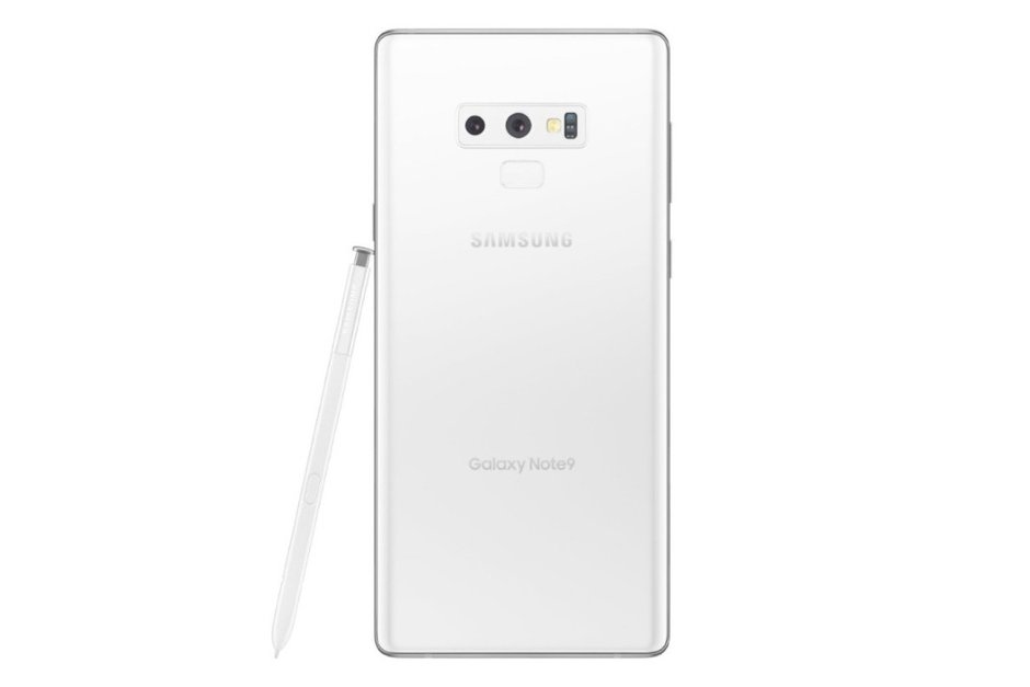 anons Снежнобелият Samsung Galaxy Note 9 излиза на 23 ноември