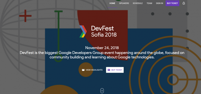 dev fest Google конференцията DevFest Sofia ще се проведе за първи път у нас