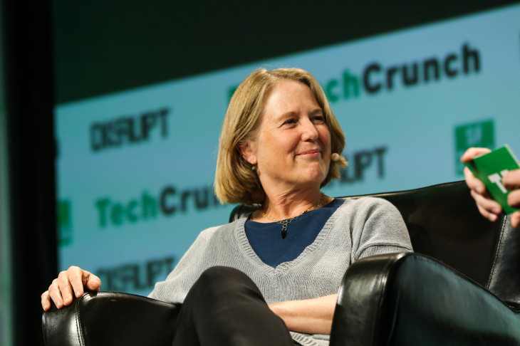 disrupt_sf16_diane_greene-3752 Шефът на облачното звено в Google напуска поста си