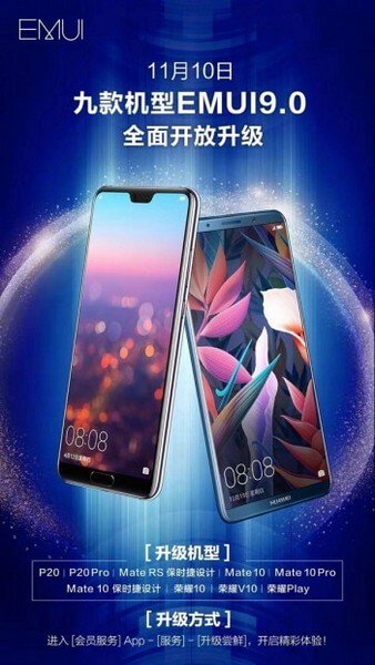 Huawei обяви датата на излизане на Android 9 Pie за 9 свои смартфона
