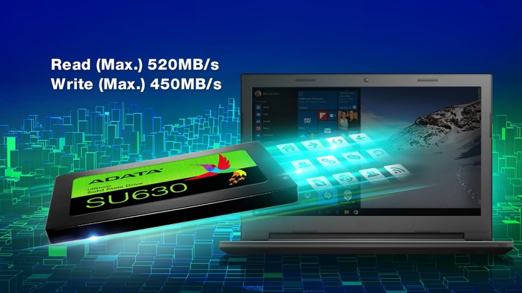 ADATA анонсира своя нов 3D QLC NAND SSD диск от серията Ultimate