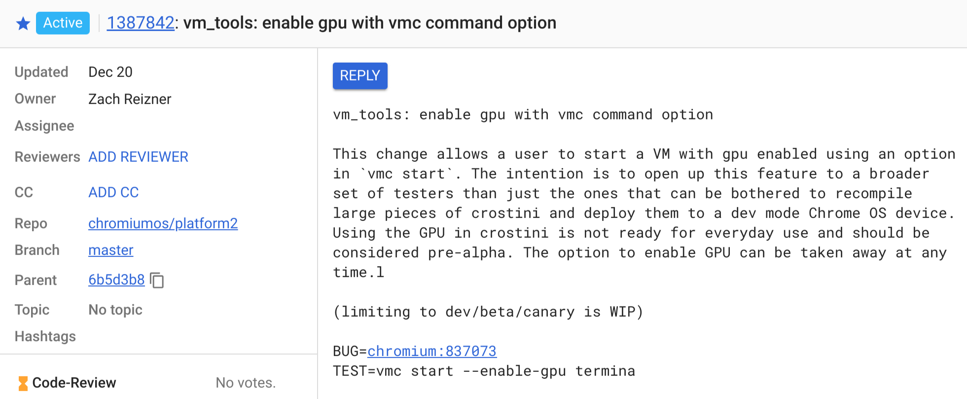 Linux приложенията в Chrome OS ще могат да използват графичния процесор