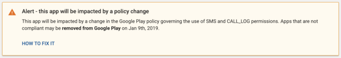 Google подгони приложения, които искат достъп до съобщенията и разговорите