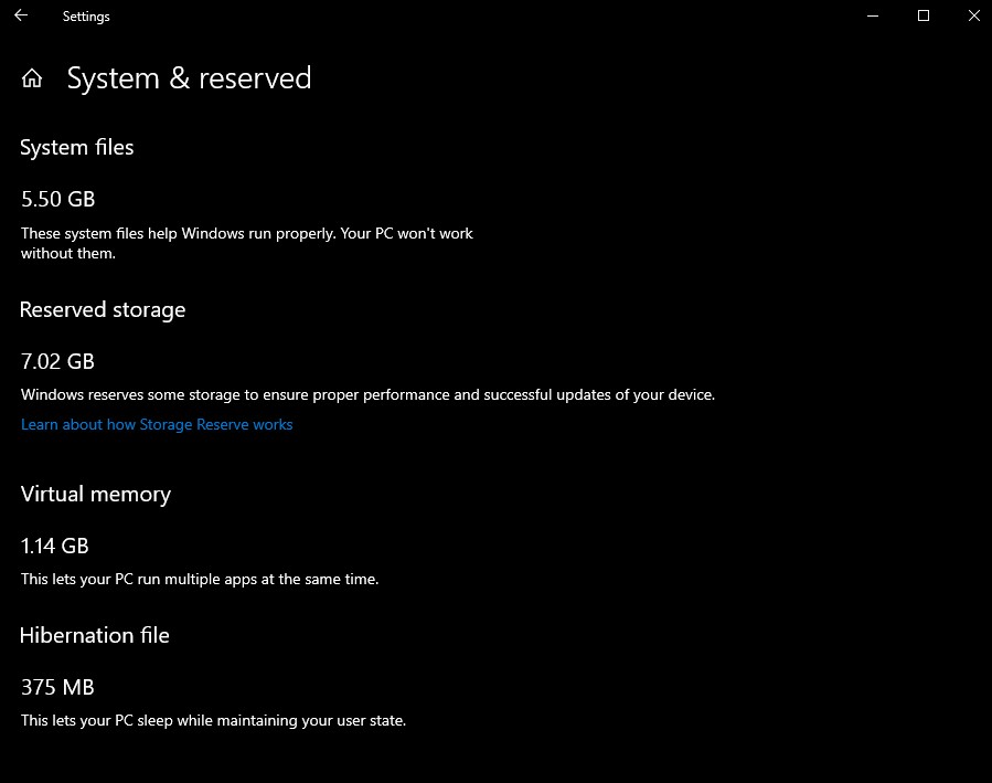 Windows 10 19H1 ще резервира над 7 GB дисково пространство за обновяванията