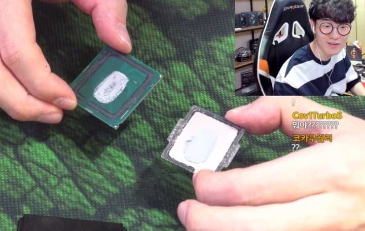 В младшите процесори Intel Core от 9-то поколение отново се използва термична паста