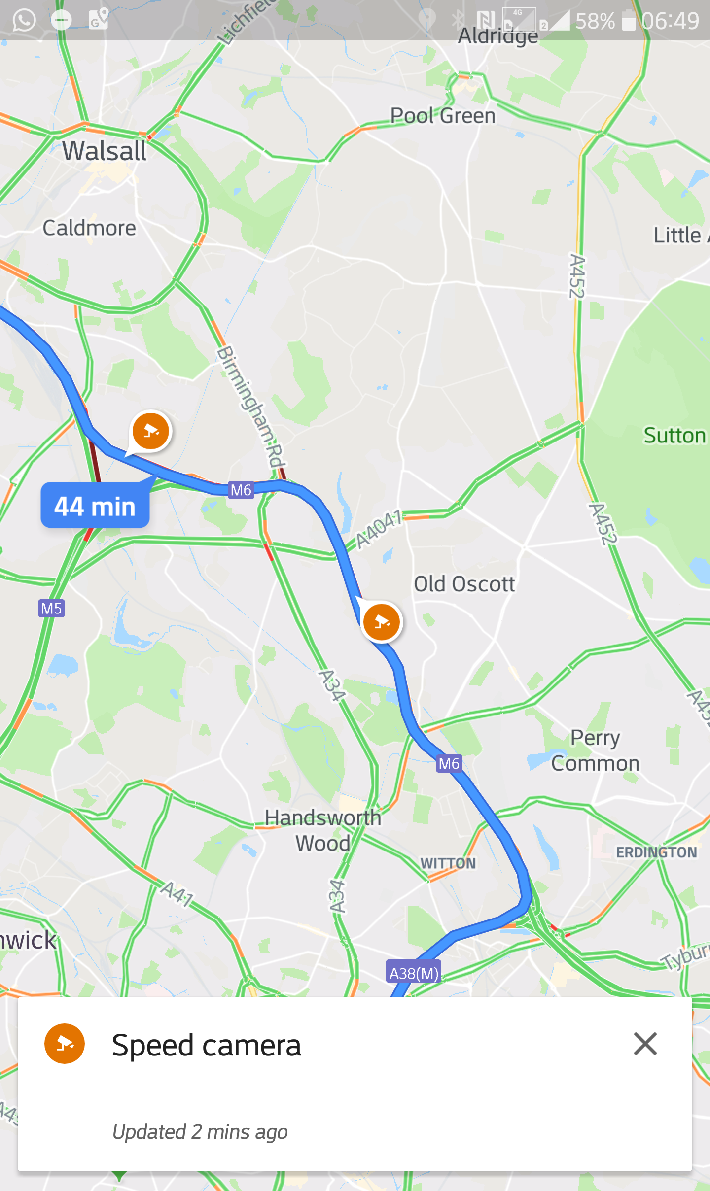 В приложението Google Maps се появиха камерите на КАТ