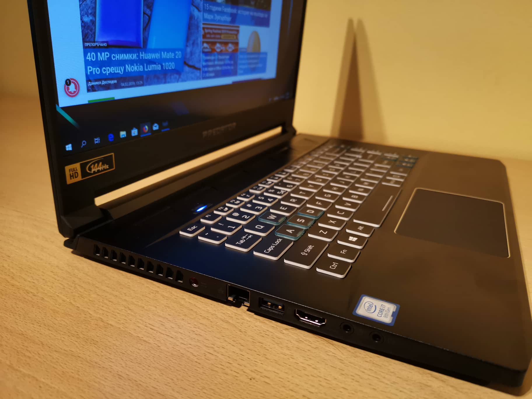 Ревю на Acer Predator Triton 500 – красив, бърз и шумен