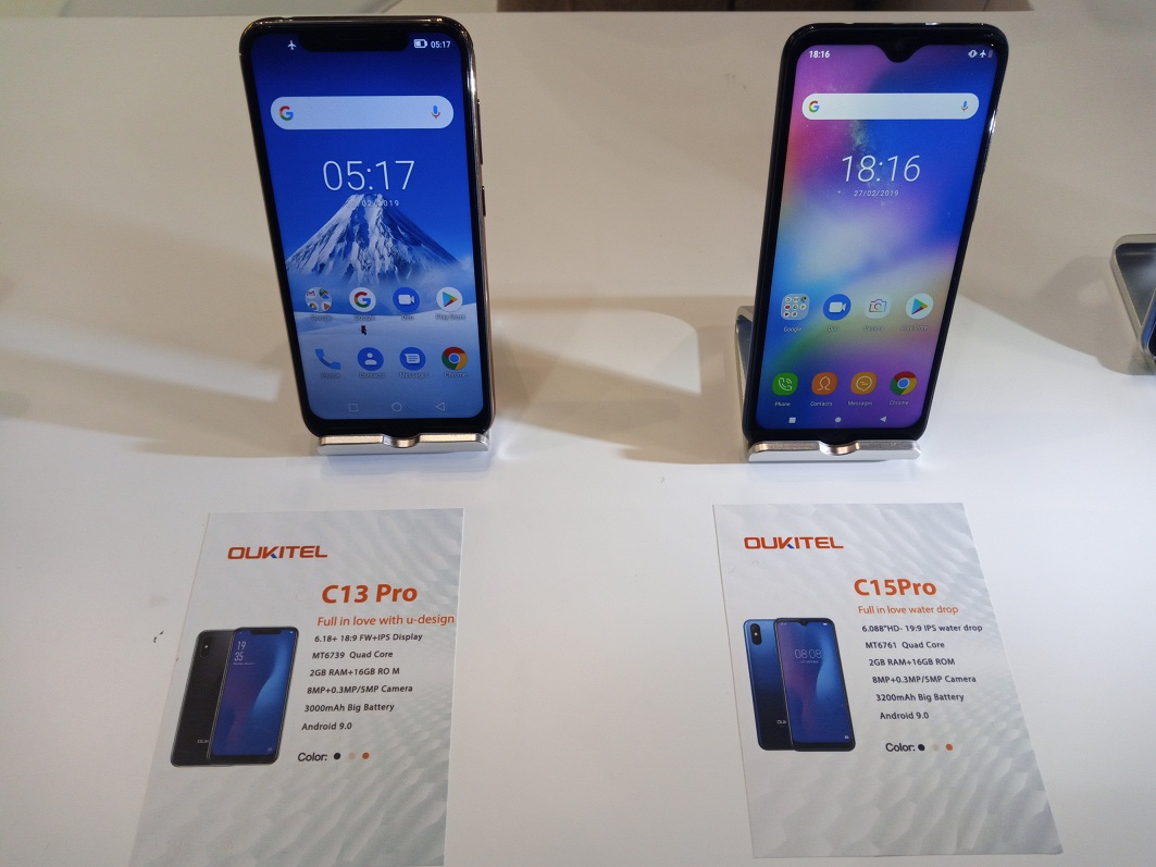 OUKITEL представи няколко нови смартфона на MWC 2019