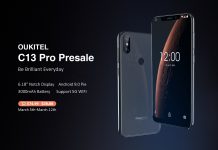 Предварителните продажби на OUKITEL C13 Pro: дисплей с прорез, Android Pie и цена $74,99