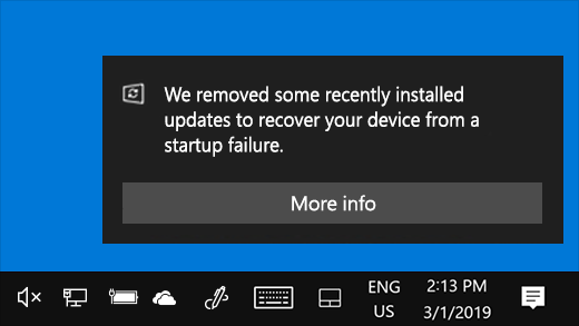 Windows автоматично ще деинсталира проблемните обновявания