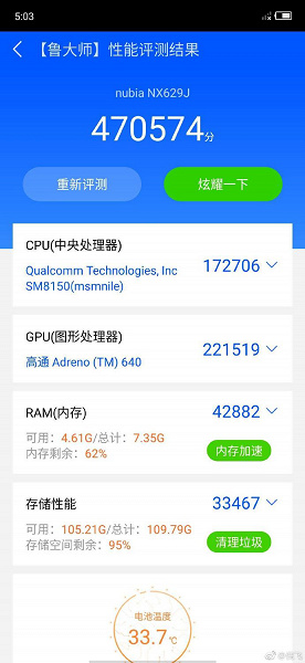 Nubia Red Magic 3 постави рекорд в AnTuTu
