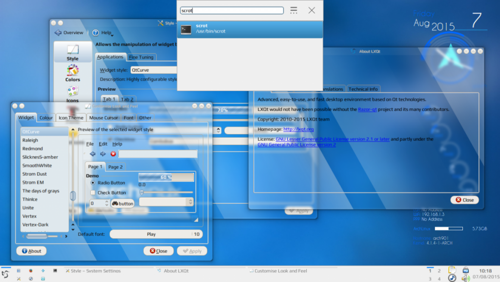 Графичните десктоп среди в Linux: LXQt