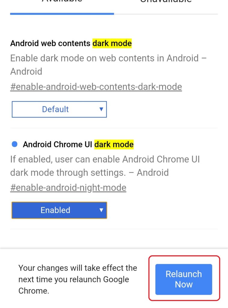 Как да включим нощния режим на Chrome в Android
