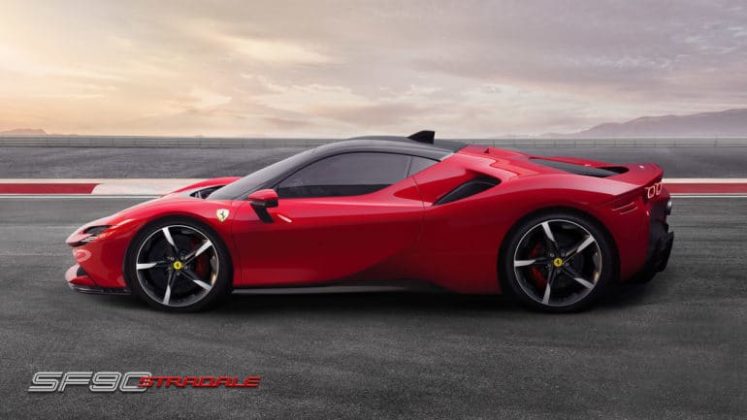 Ferrari SF90 Stradale: хибриден автомобил с ДВГ и три електродвигателя