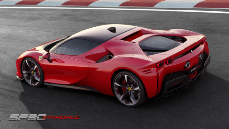 Ferrari SF90 Stradale: хибриден автомобил с ДВГ и три електродвигателя