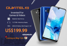 Предварителните продажби на OUKITEL K9 стартират на 13 май, а ново видео показва големината на 7,12-инчовия дисплей