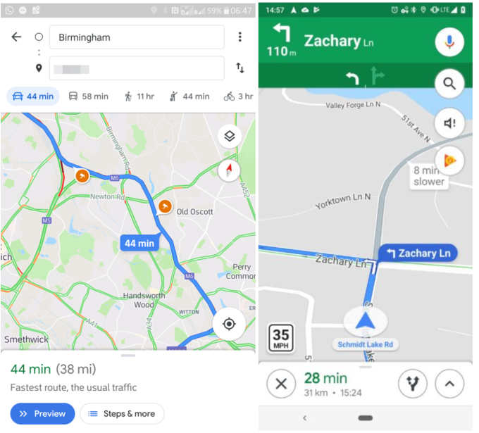 Google Maps вече показва ограниченията на скоростта и радарите в 40 държави