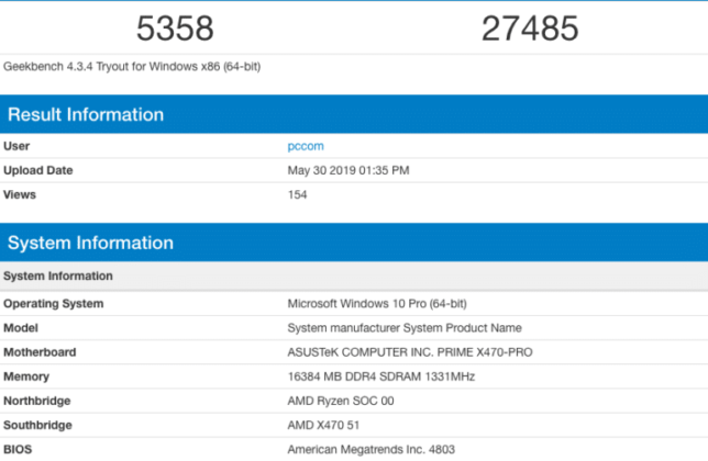Първите тестове на процесора Ryzen 5 3600: най-младшият Matisse се конкурира с Core i7-8700K