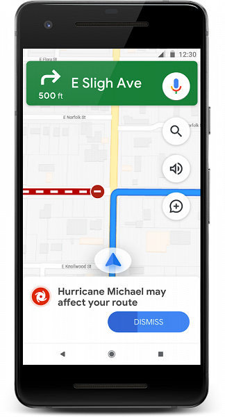 Google Maps ще предупреждава за приближаващо стихийно бедствие