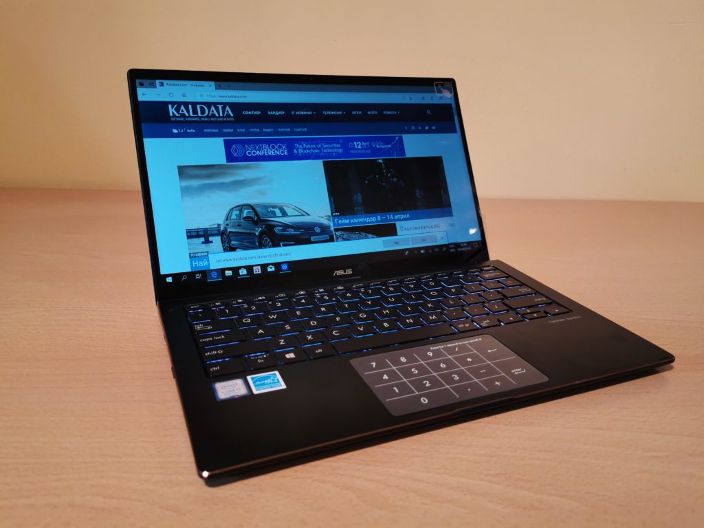 Ревю на ASUS ZenBook Flip 13 UX362F: ултрабук-трансформър от ново поколение