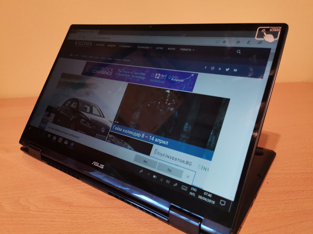Ревю на ASUS ZenBook Flip 13 UX362F: ултрабук-трансформър от ново поколение