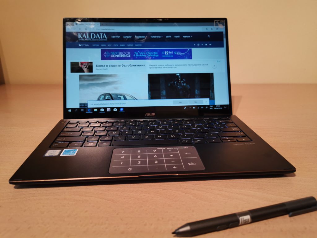 Ревю на ASUS ZenBook Flip 13 UX362F: ултрабук-трансформър от ново поколение